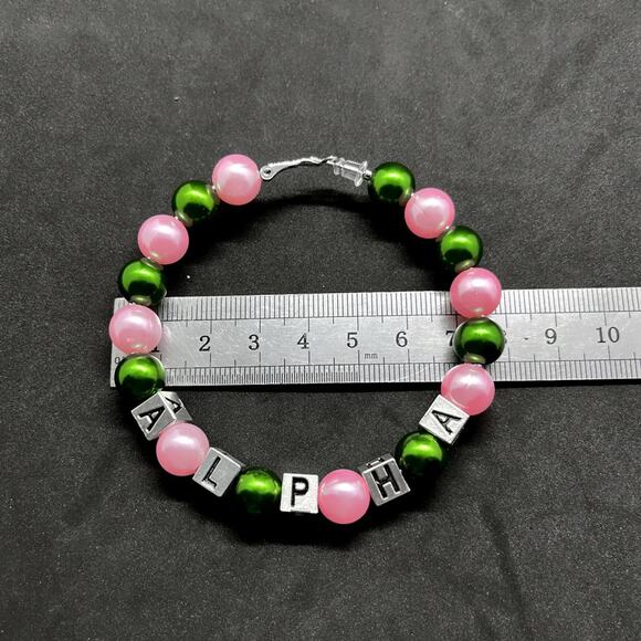 AKA Alpha Kappa Alpha Earrings Hoop - Picture 10 of 10